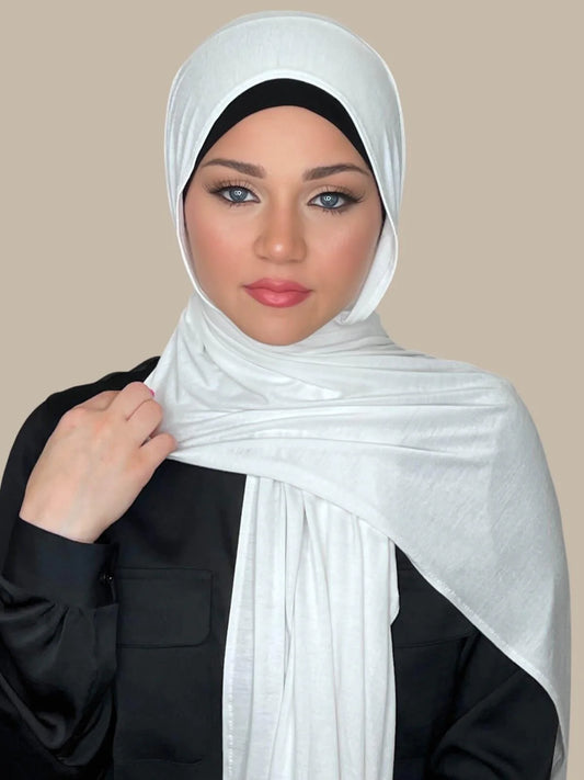 White Jersey Hijab